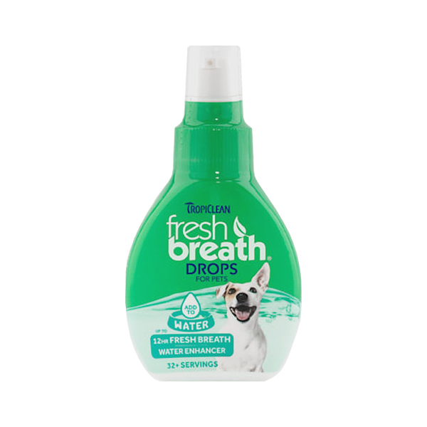 TropiClean Fresh Breath Drops for Dogs - 2.2 fl oz
